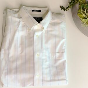 Eddie Bauer wrinkle resistant relax fit shirt button down XL